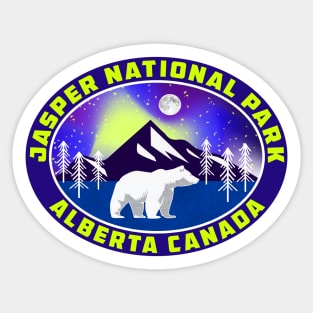 Jasper National Park Alberta Canada Bear Sticker